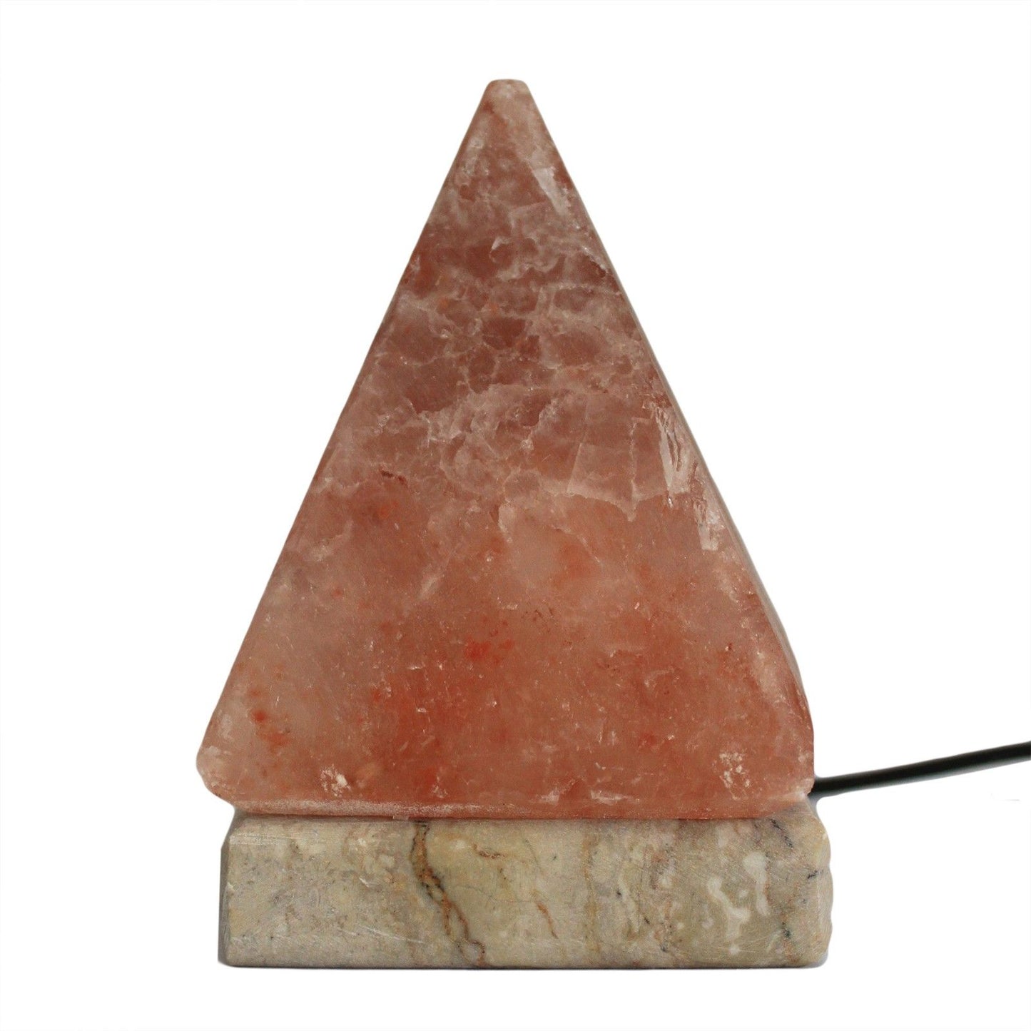 USB Himalayan Salt Lamp – Pyramid Shape | Purify, Ground & Illuminate | 2