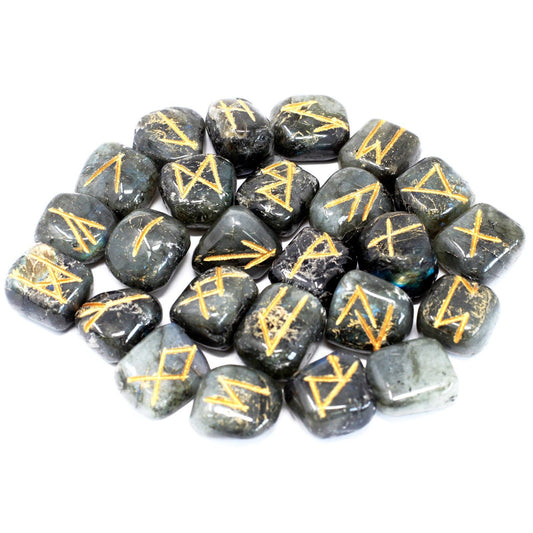 Labradorite Rune Stone Set | Intuition, Magic & Transformation | 2