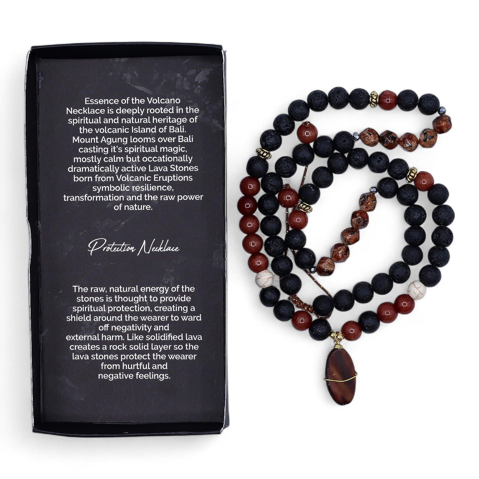 Essence of the Volcano Necklace | Protection & Grounding | 3
